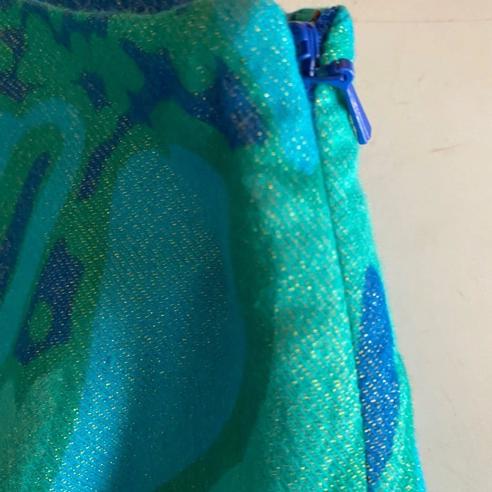 Lilly Pulitzer Payton Brewster Blue Big Bang Metallic Rhinestone Shift Dress 14 - Picture 12 of 12